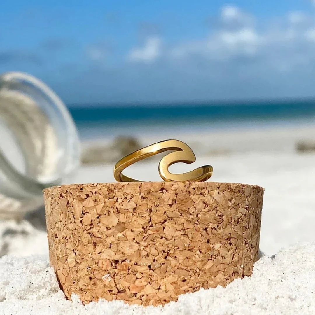 Gold Sea Wave Ring | Gold