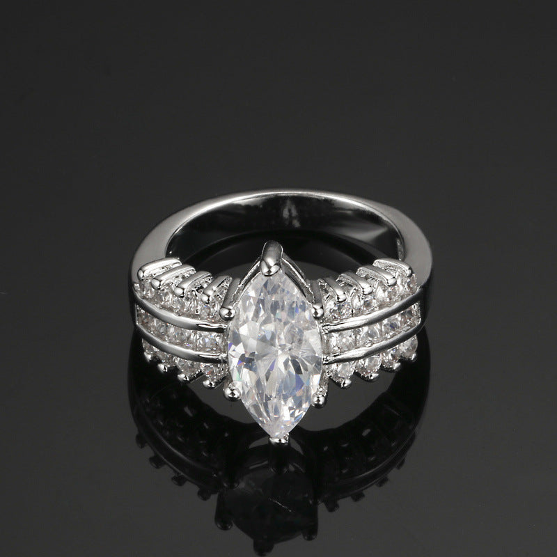 Odette Mercer Ring | White Gold
