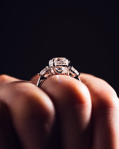 Nicola - Round & Pear | Silver