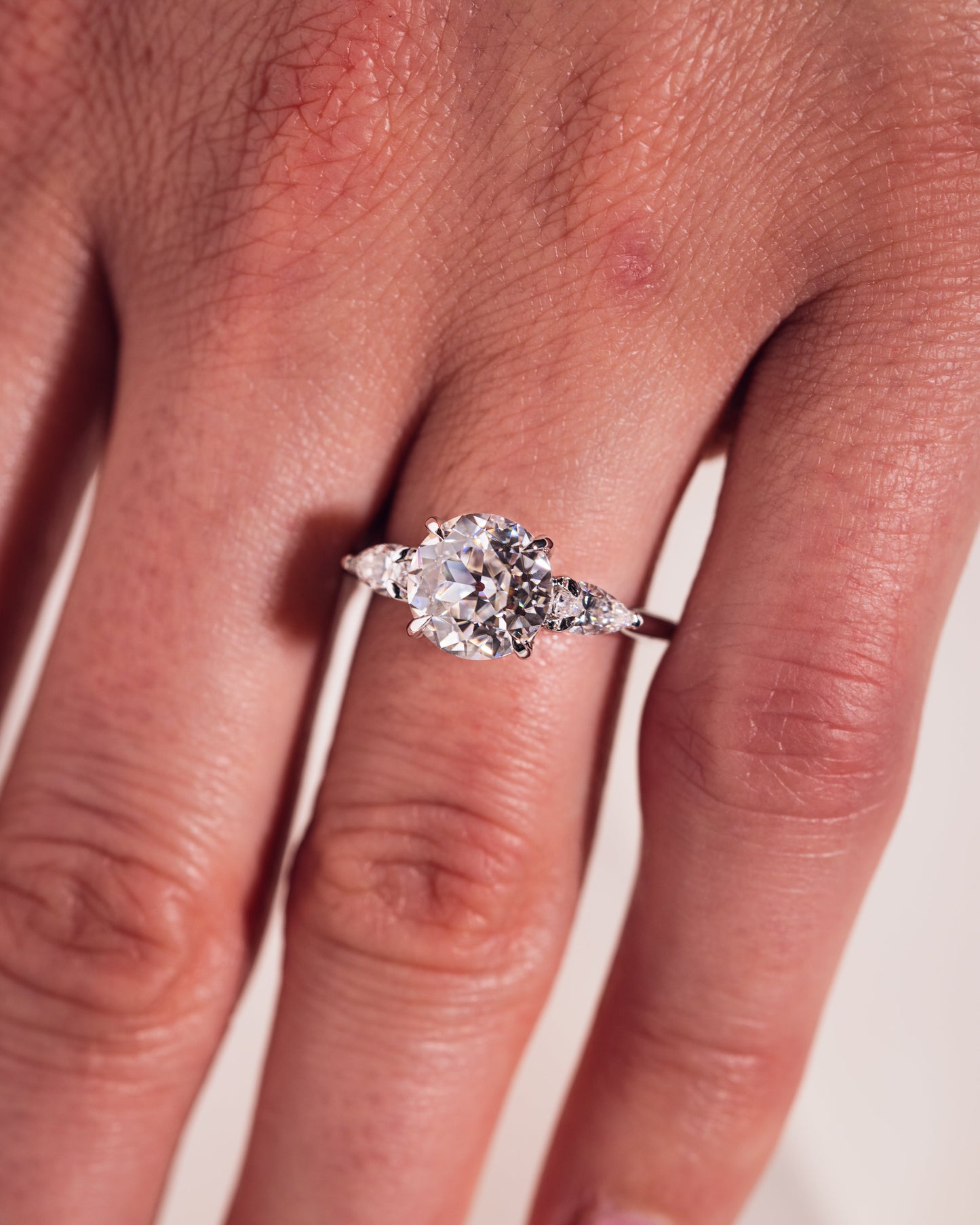 Nicola - Round & Pear | Silver