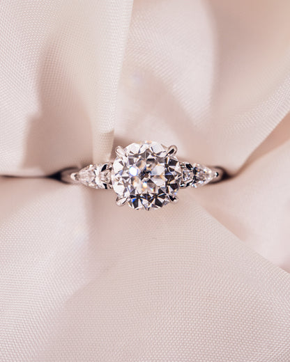 Nicola - Round & Pear | Silver