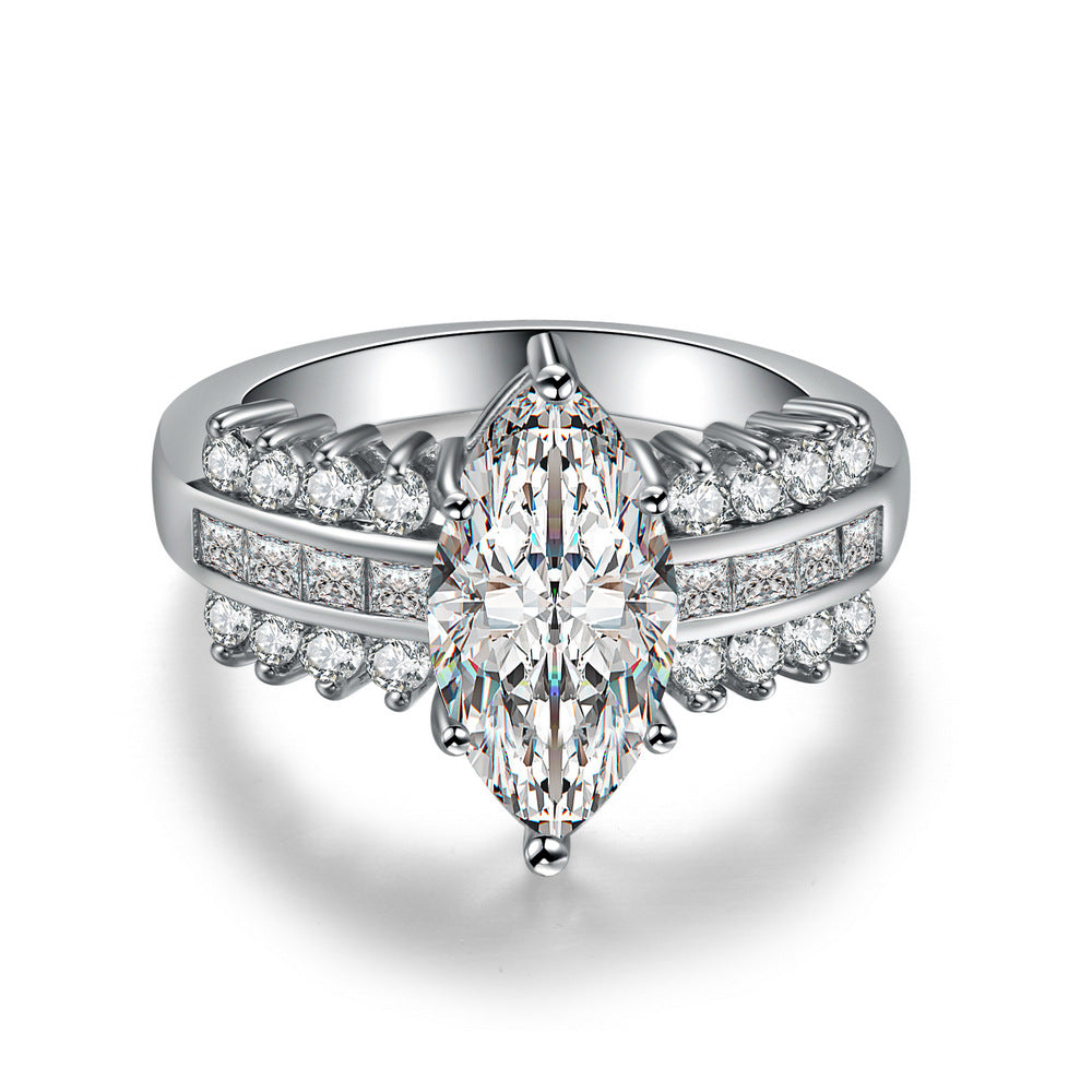 Odette Mercer Ring | White Gold