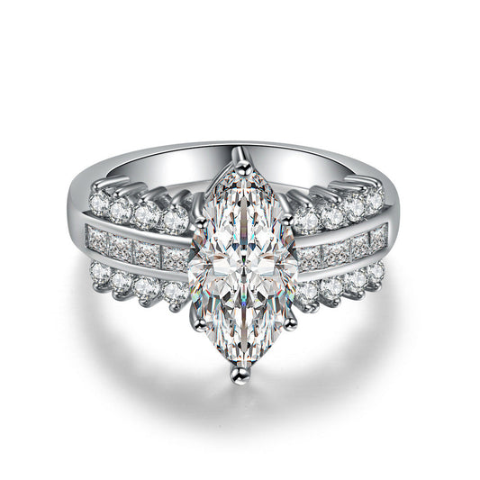 Odette Mercer Ring | White Gold