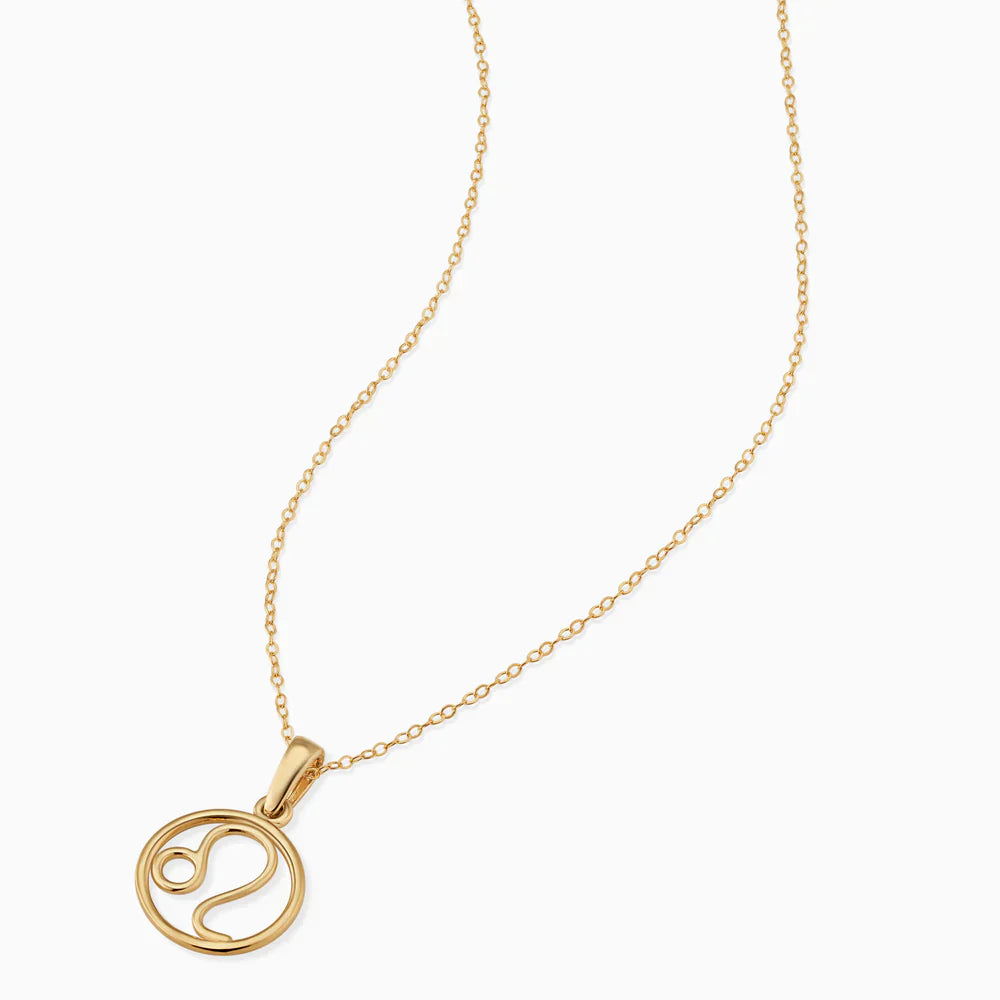 Zodiac sign necklace - Gold