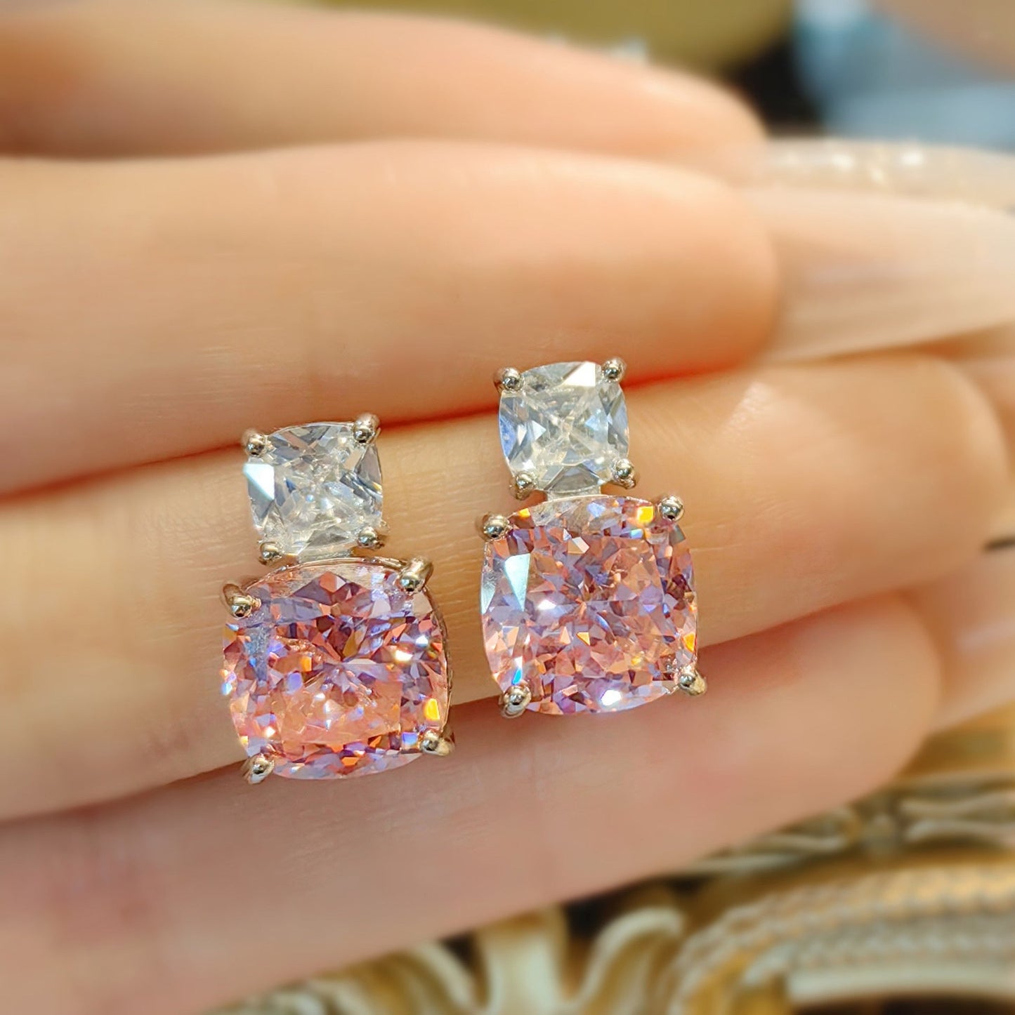 Adeline Rosetta Set | White Gold