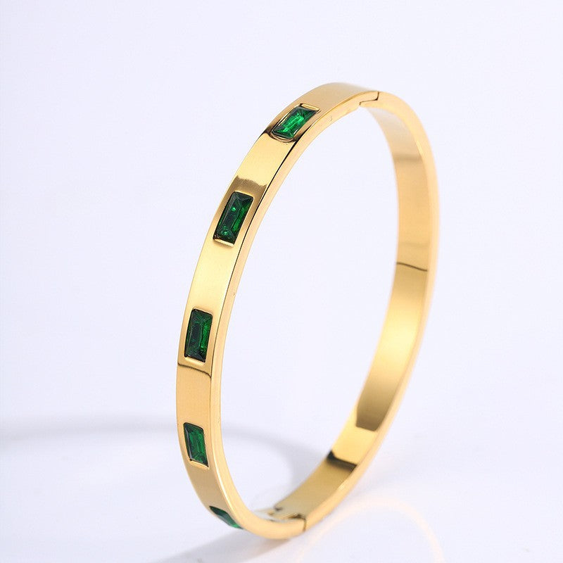 Renata Scarlatti Bracelet Brown | Gold