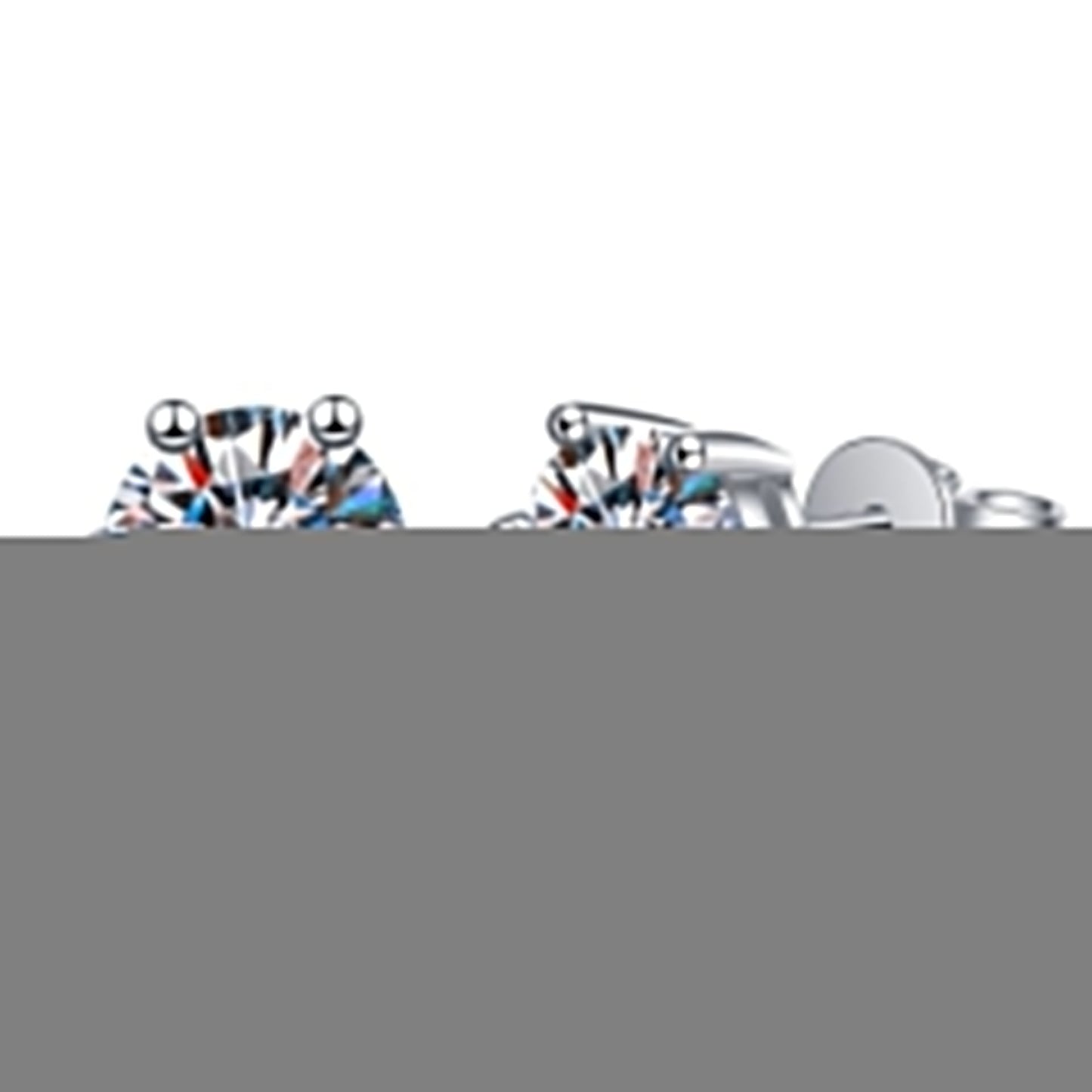 Celeste Luxe Earrings | White gold