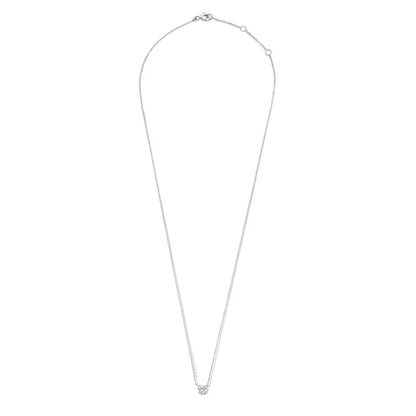 Cléa Stone Necklace | White Gold